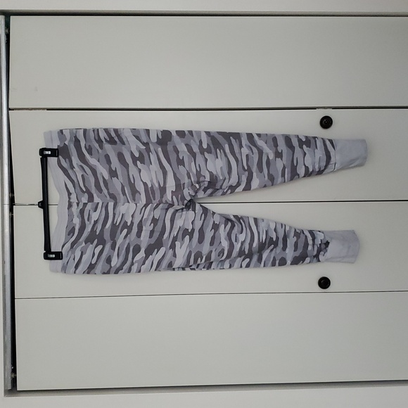 Torrid Gray and White Relaxed Long Sleeve Hoodie With Drawstring Button Pant - Picture 9 of 16